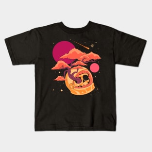 Rebirth in the space Kids T-Shirt